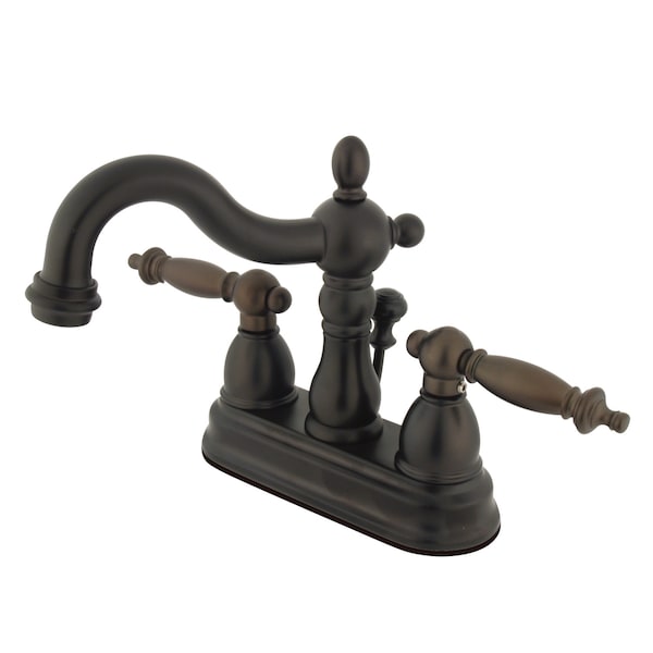 4" Centerset Bathroom Faucet, Oil Rubbed Bronze